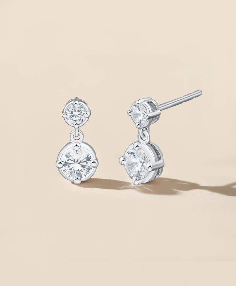 Women 0.5 CT. Lab-Grown Diamond 14k Gold Drop Earrings - Brooks Brothers Near me
