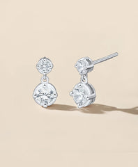 Women 0.5 CT. Lab-Grown Diamond 14k Gold Drop Earrings - Brooks Brothers Near me