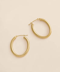 Women 14k Gold Small Hoop Earrings - Brooks Brothers