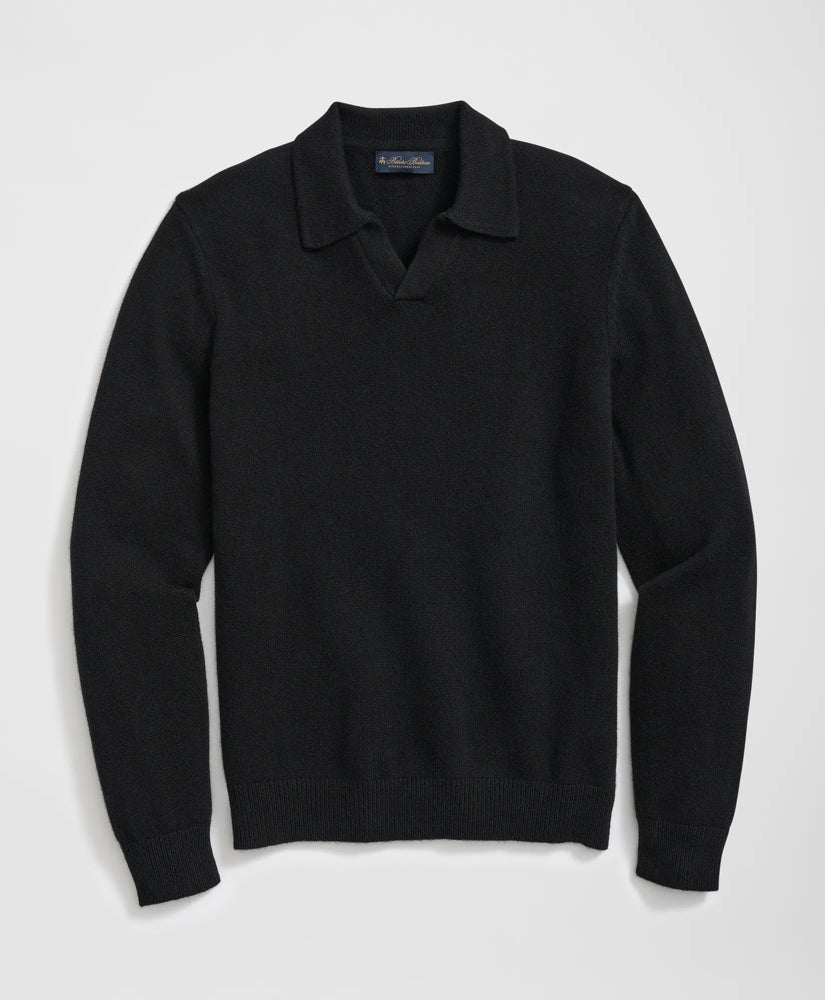 Men 3-Ply Cashmere Jonny Collar Polo Sweater - Brooks Brothers sale