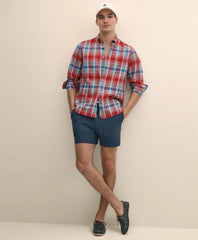 Men 5" Stretch Swim Trunks - Brooks Brothers On sale