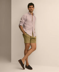 Men 7" Cotton Blend Paratrooper Shorts - Brooks Brothers Outlet