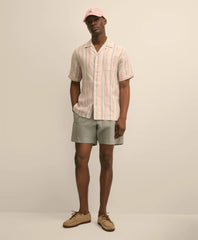 Men 7" Cotton Blend Paratrooper Shorts - Brooks Brothers Outlet
