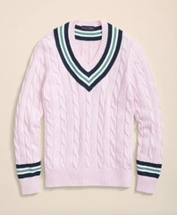 Men Archive Tennis Sweater in Supima - Brooks Brothers For sale