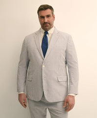 Men Big & Tall Cotton Seersucker Sport Coat - Brooks Brothers Near me