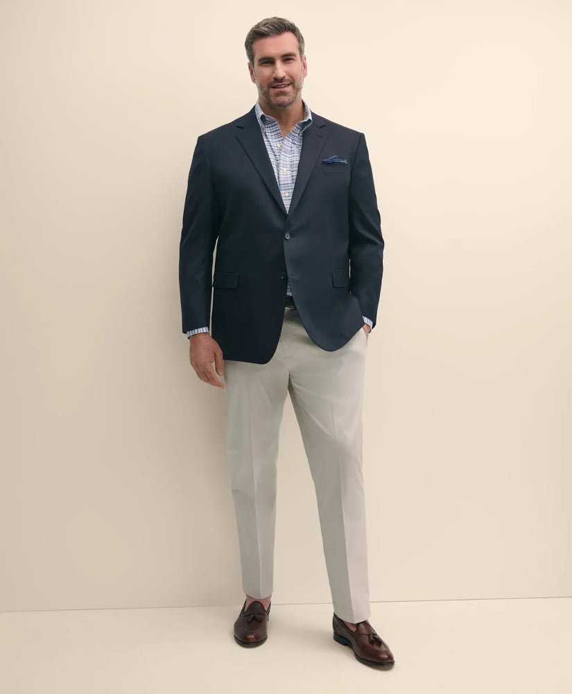 Men Big & Tall Stretch Wool 1818 Blazer - Brooks Brothers On sale