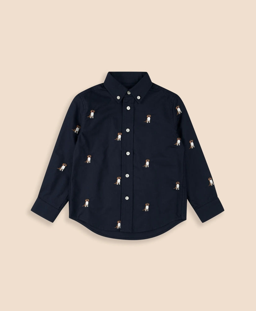 Boys Boys Cotton Oxford Sport Shirt - Brooks Brothers