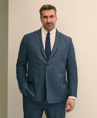 Men Brooks Brothers Explorer Collection Big & Tall Wool Overcheck Suit Jacket - Brooks Brothers US
