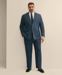 Men Brooks Brothers Explorer Collection Big & Tall Wool Overcheck Suit Pants - Brooks Brothers Gift