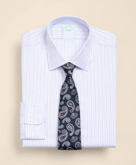 Men Brooks Brothers Explorer Collection Non-Iron Twill Ainsley Collar, Triple Stripe Dress Shirt - Brooks Brothers On sale