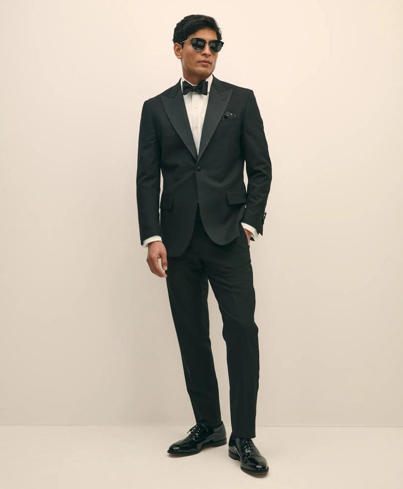 Men Brooks Brothers Explorer Collection Slim Fit Wool Tuxedo Pants - Brooks Brothers Outlet