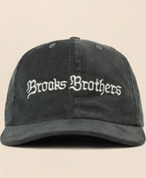 Men Brooks Brothers x Brain Dead Cotton, Corduroy & Leather Emblem Baseball Hat - Brooks Brothers For sale