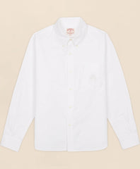 Men Brooks Brothers x Brain Dead Cotton Embroidered Oxford Button-Down Collar, Sport Shirt