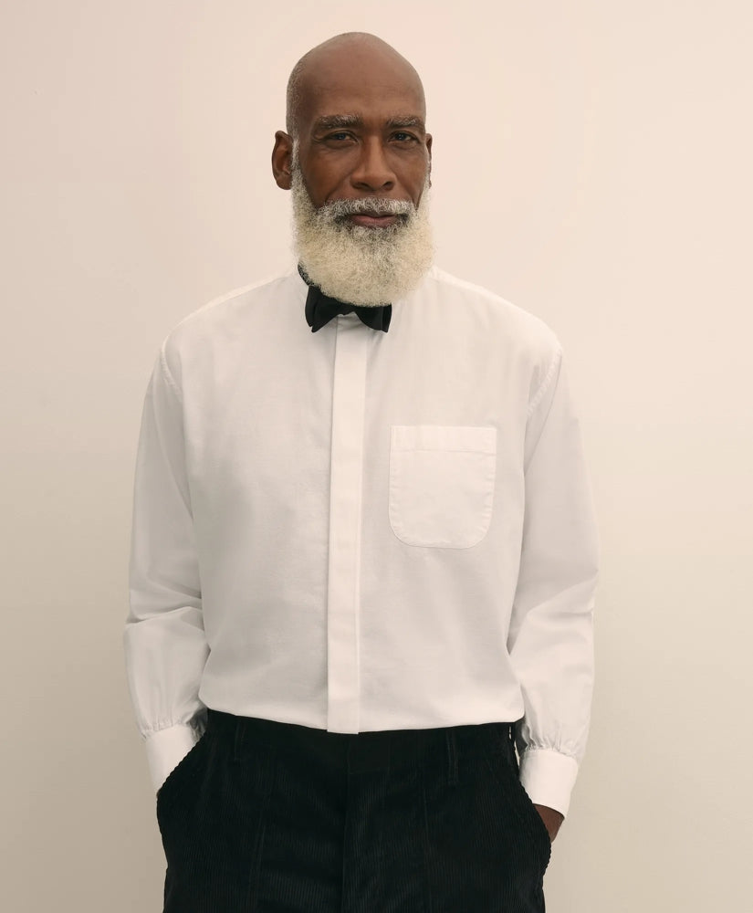 Tailored Brooks Brothers X Engineered Garments Cotton Oxford Wing Collar Oversized Dress Shirt