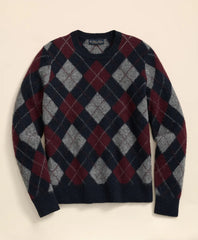 Sale Brushed Wool Argyle Sweater - Brooks Brothers sale