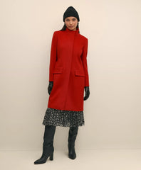 Women Brushed Wool Coat - Brooks Brothers Online