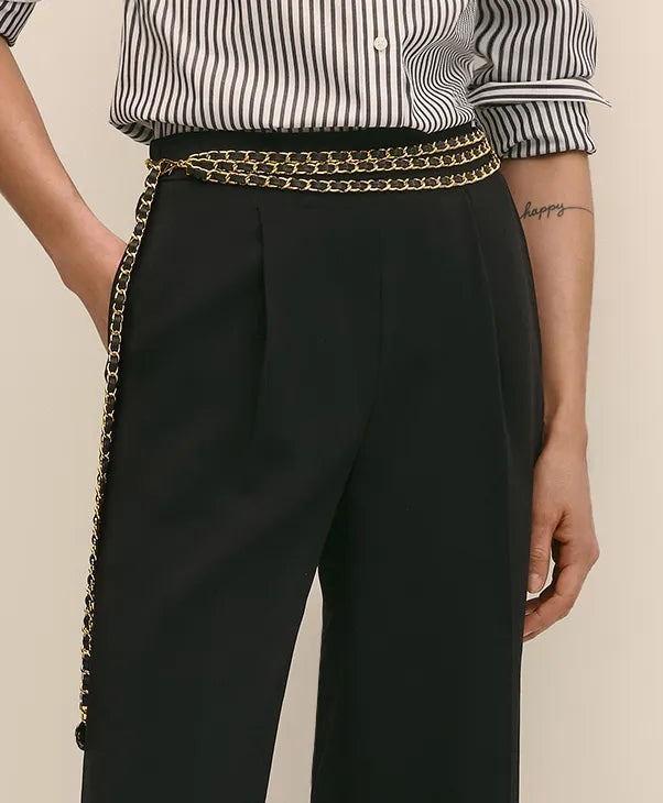 Women B-Low the Belt Mini-Chain Leather Belt - Brooks Brothers On sale