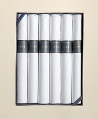 Men Cigar-Rolled Handkerchiefs-Set of 6 - Brooks Brothers For sale