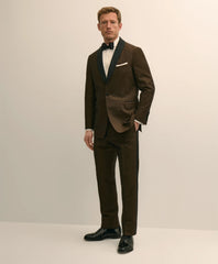 Men Classic Fit Cotton-Linen 1818 Shawl Collar Tuxedo - Brooks Brothers US