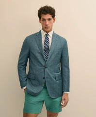 Men Classic Fit Wool Check Sport Coat - Brooks Brothers Discount
