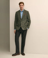 Men Classic Fit Wool Flannel Dress Pants - Brooks Brothers US