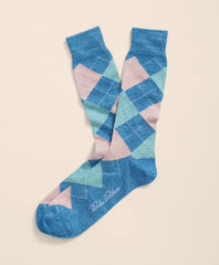 Men Cotton Blend Argyle Socks - Brooks Brothers Gift