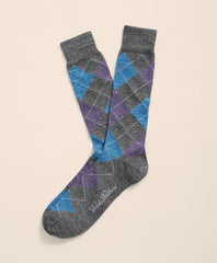 Men Cotton Blend Argyle Socks - Brooks Brothers Gift