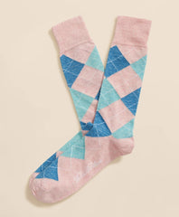 Men Cotton Blend Argyle Socks - Brooks Brothers Gift