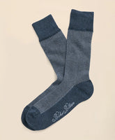 Men Cotton Blend Herringbone Socks - Brooks Brothers Gift