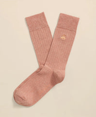 Men Cotton Blend Ribbed Socks