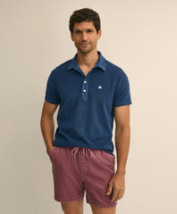 Men Cotton Blend Terry Cloth Polo Shirt - Brooks Brothers For sale