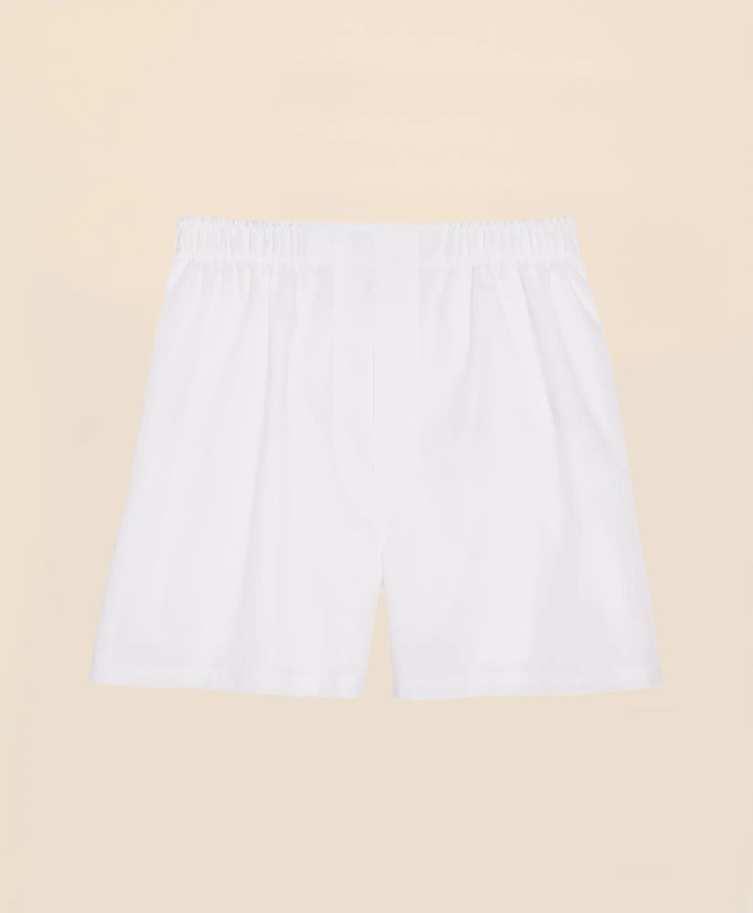 Men Cotton Broadcloth Boxers - Brooks Brothers Discount
