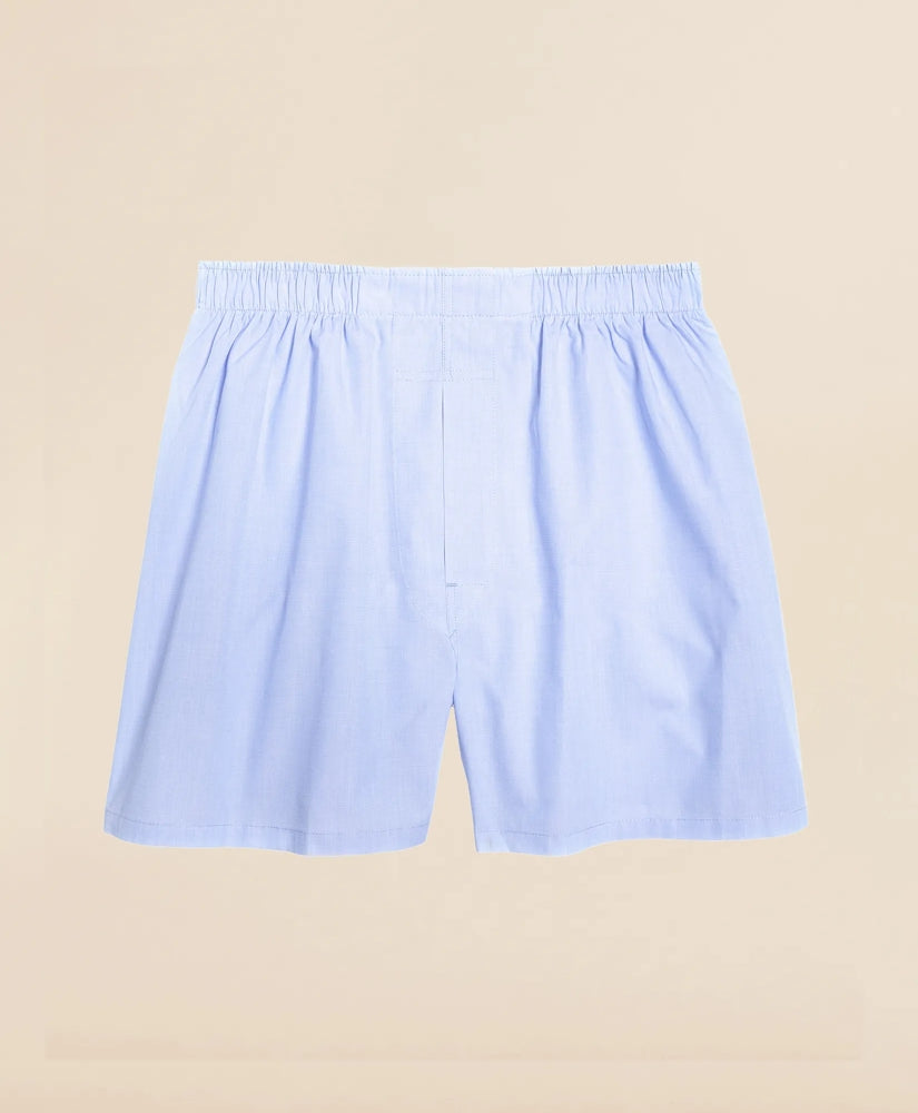 Men Cotton Broadcloth End-on-End Boxers - Brooks Brothers Near me