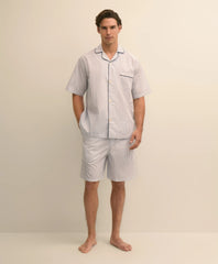 Men Cotton Broadcloth Stripe Short Pajamas - Brooks Brothers sale