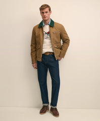 Sale Cotton Canvas Water-Resistant Barn Jacket - Brooks Brothers