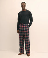Sale Cotton Flannel Plaid Lounge Pants - Brooks Brothers For sale