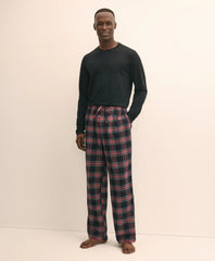 Sale Cotton Flannel Plaid Lounge Pants - Brooks Brothers For sale