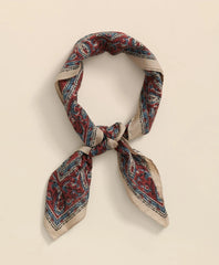 Men Cotton Medallion Print Neckerchief - Brooks Brothers On sale