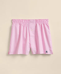 Men Slim Fit Cotton Oxford Boxers - Brooks Brothers Outlet