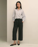 Sale Belted Wide-Leg Utility Pants