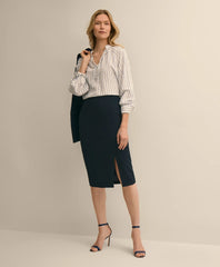 Sale Crepe Pencil Skirt - Brooks Brothers US