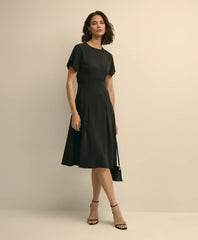 Sale Crepe Viscose Butterfly Sleeve Dress - Brooks Brothers Gift