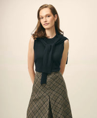 Women Extra-Fine Twinset Shell in Merino Wool - Brooks Brothers For sale