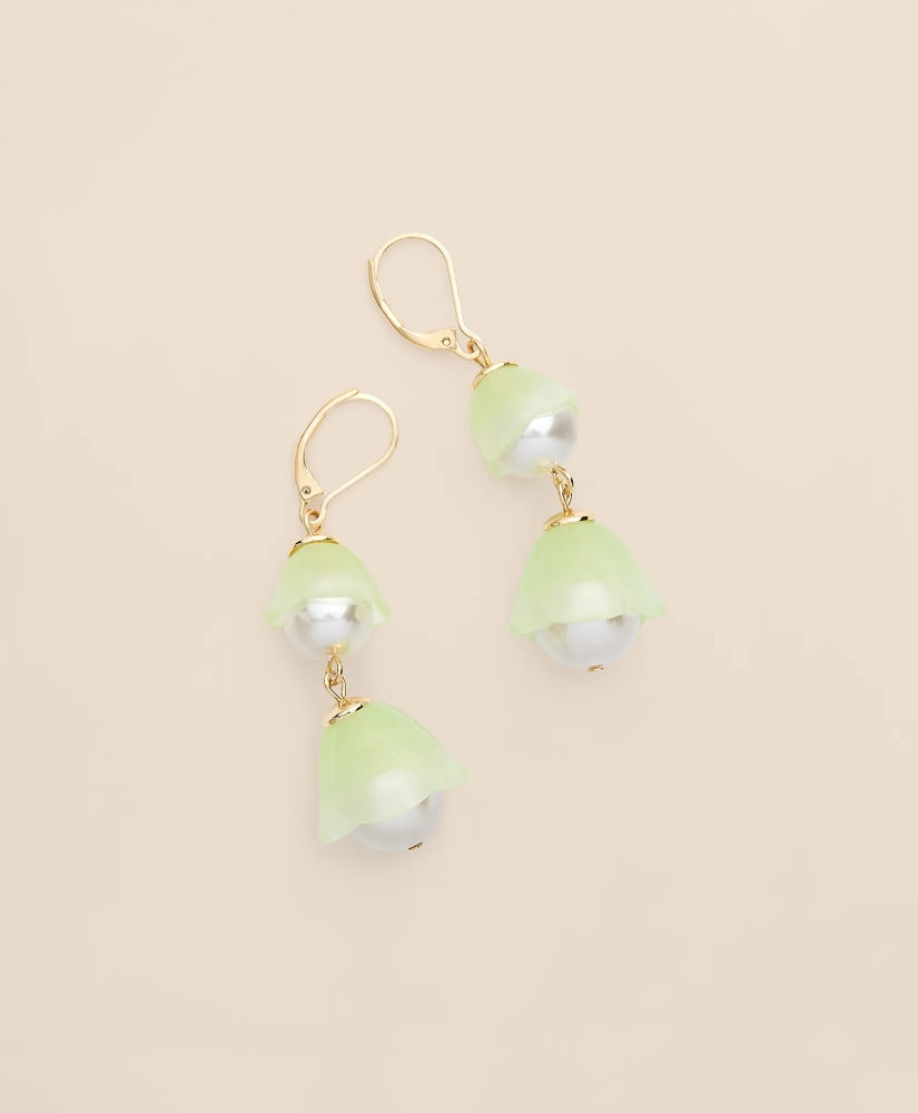 Women Faux Pearl Drop Earrings - Brooks Brothers Discount