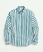 Men Friday Shirt, Poplin Butcher Striped - Brooks Brothers Outlet