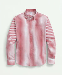 Men Friday Shirt, Poplin Butcher Striped - Brooks Brothers Outlet