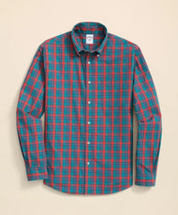 Sale Friday Shirt, Poplin Stewart Tartan - Brooks Brothers Outlet