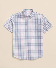 Sale Friday Shirt, Short-Sleeve Poplin Plaid - Brooks Brothers