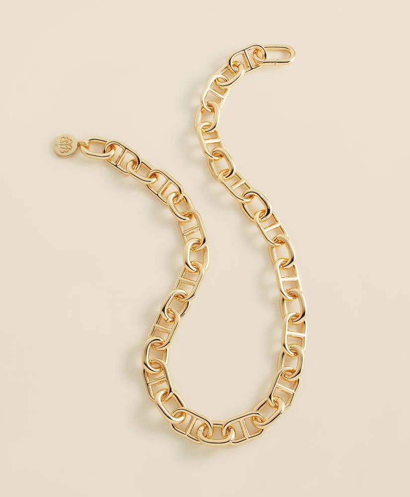 Women Gold-Toned Mariner Link Necklace - Brooks Brothers US