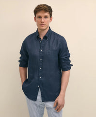 Men Irish Linen Sport Shirt